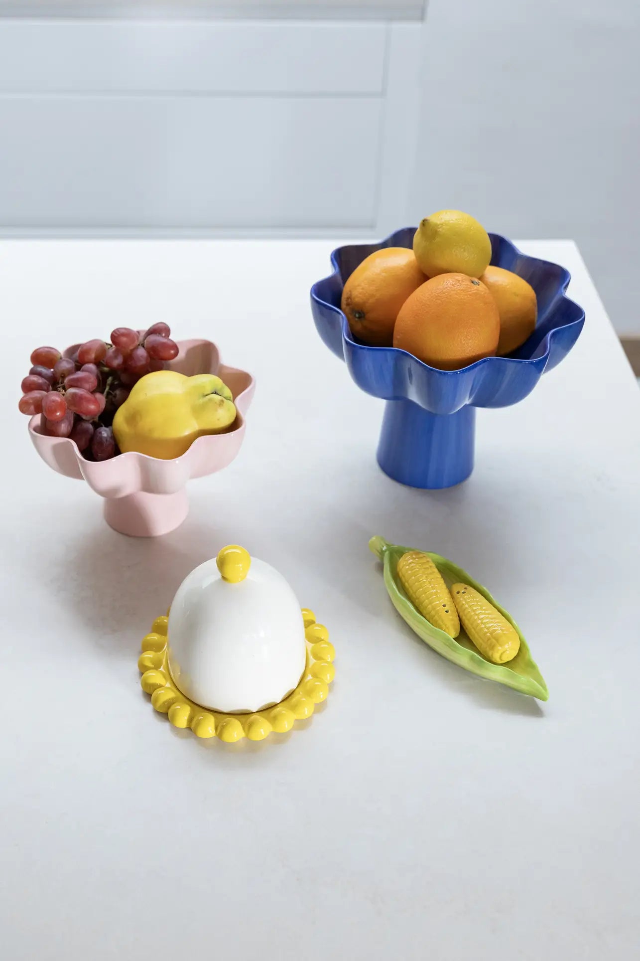 &klevering Corn Salt & Pepper Set Multicolour