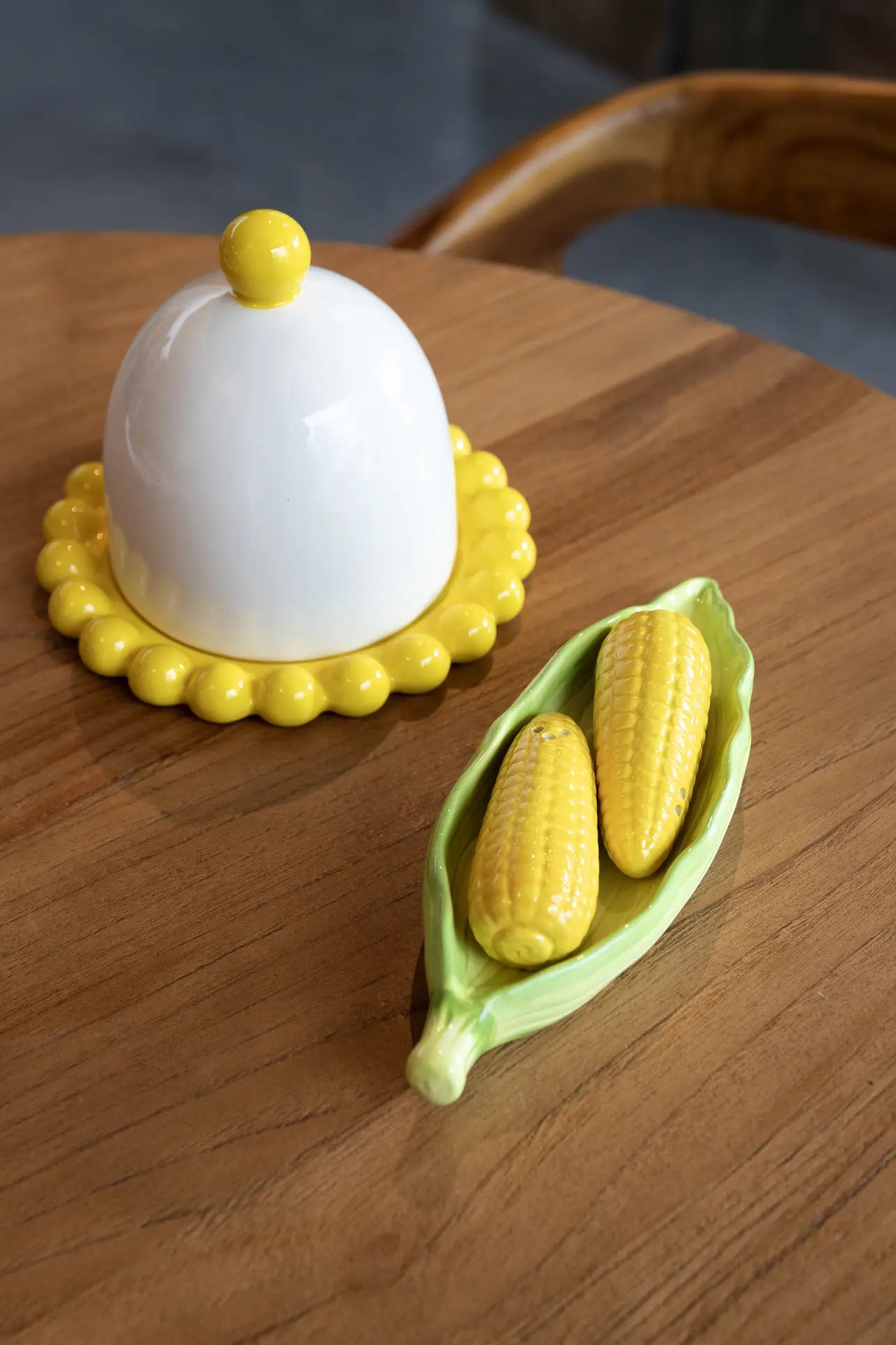 &klevering Corn Salt & Pepper Set Multicolour