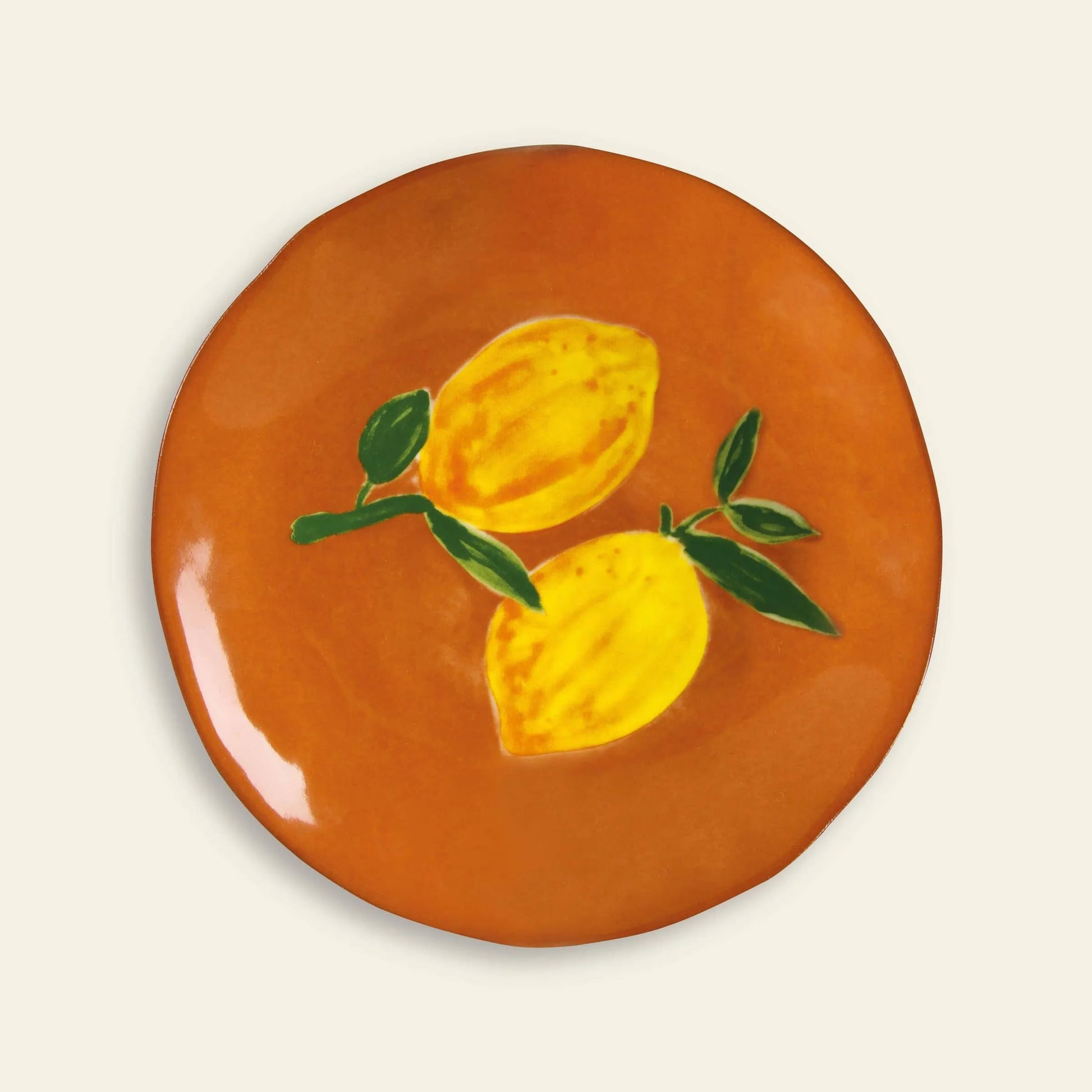 klevering Lemon Plate Set of 4 Multicolour 5