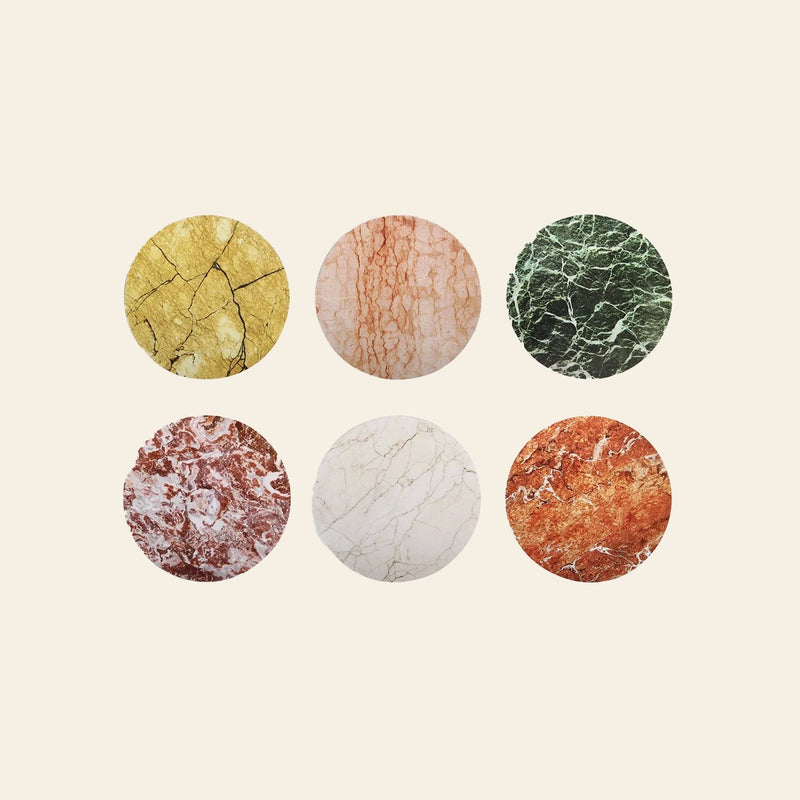 &klevering Stone Coaster, Set of 6