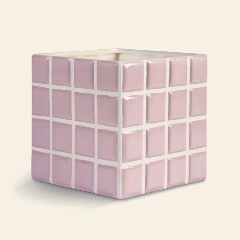 &klevering Tiled Planter Lilac