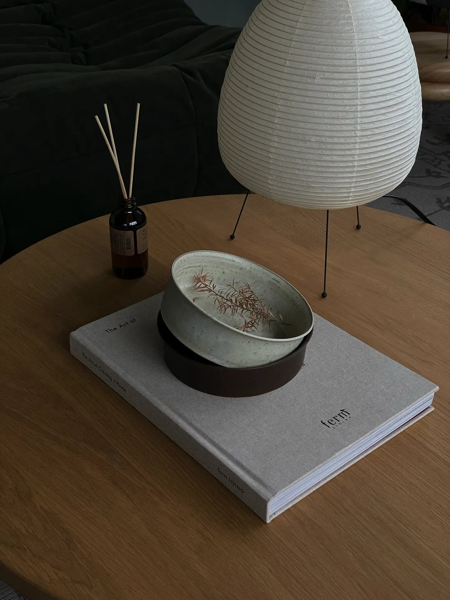ves Kura Bowl M Set of 2 Coffee Brown Dusty White 3