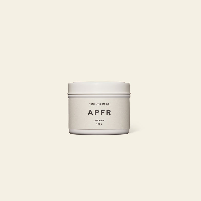 APFR Travel Tin Candle - Teakwood