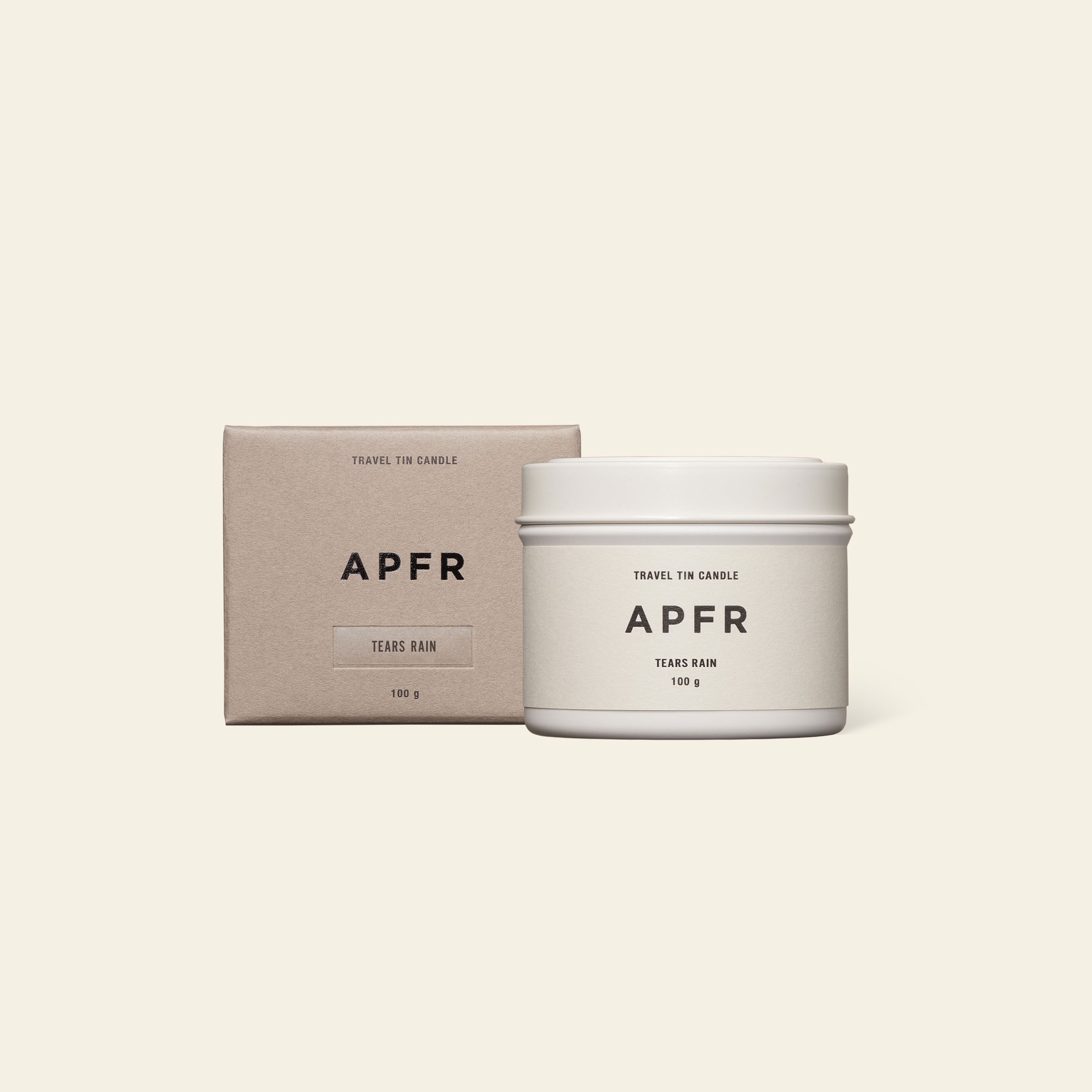 APFR Travel Tin Candle - Tears Rain