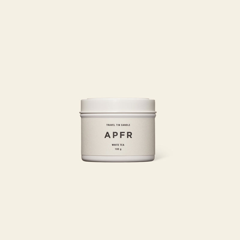 APFR Travel Tin Candle - White Tea