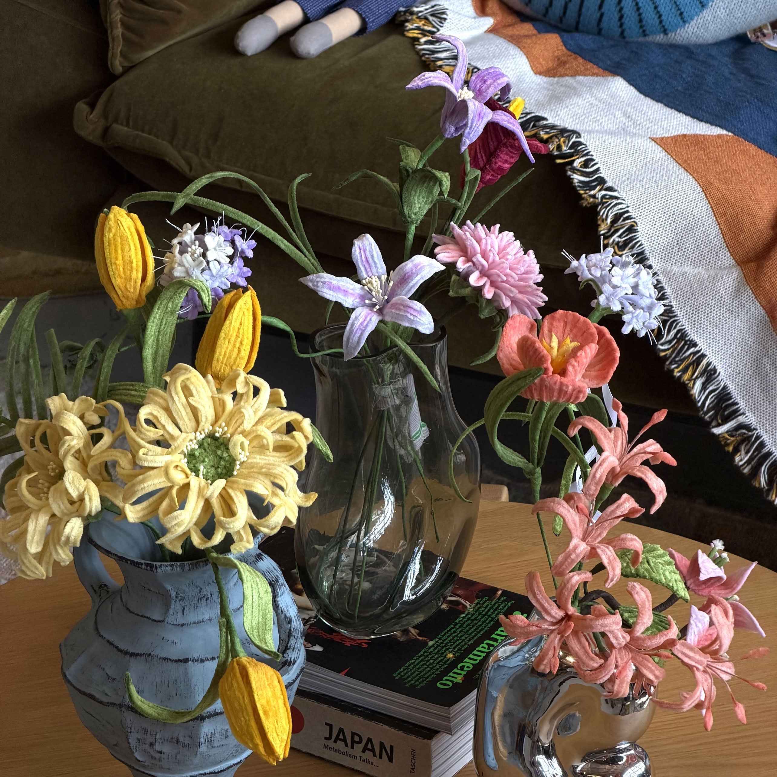 Ah!GUGU x Stacked Store Bloom in Shining Armour - Handcrafted Flowers