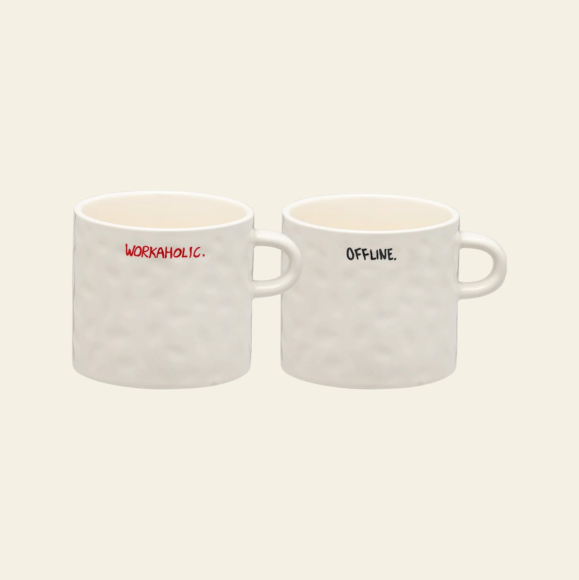 Anna + Nina All About Balance Mug Set of 2 Multicolour