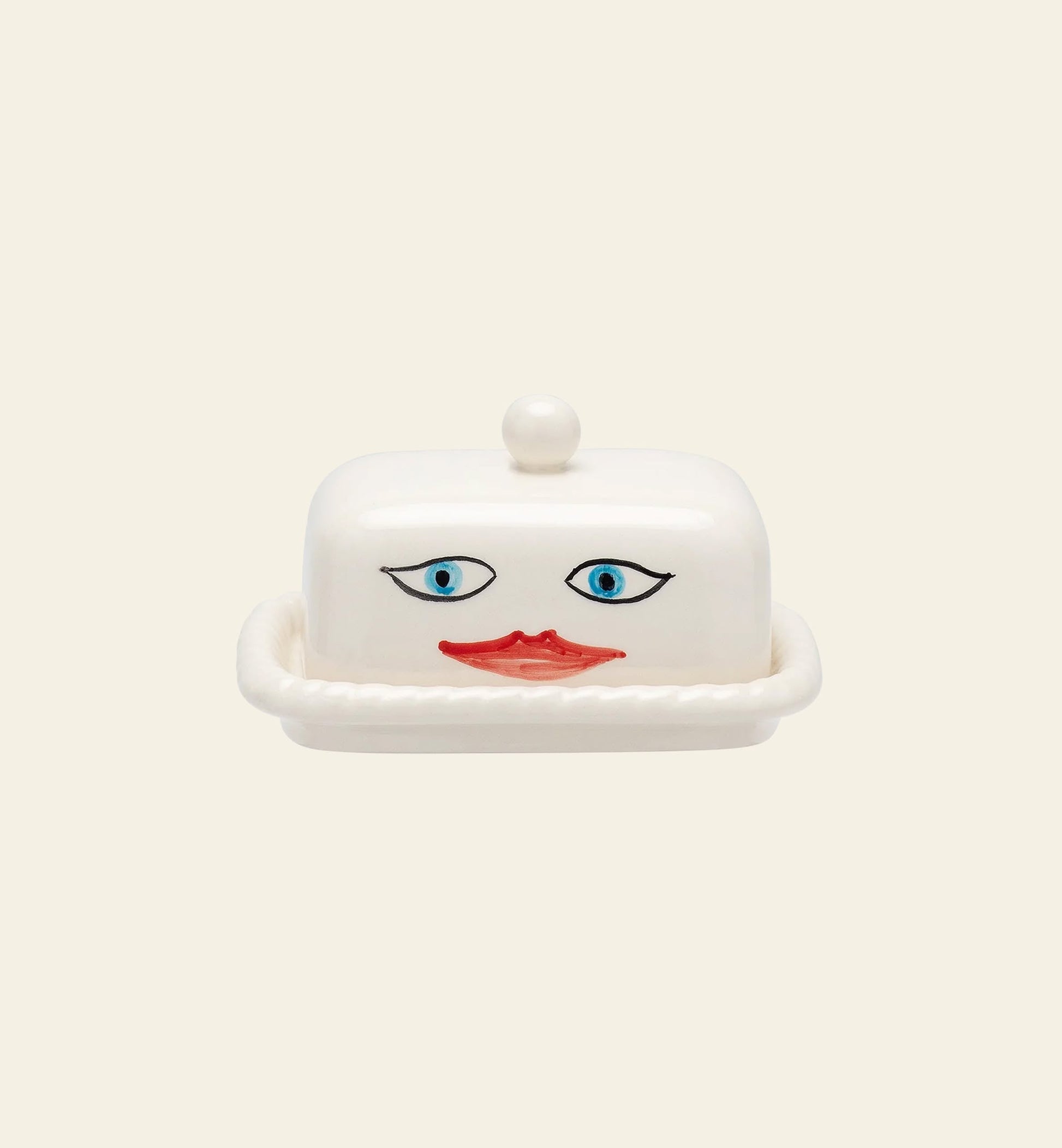 Anna + Nina Artistry Butter Dish Multicolour