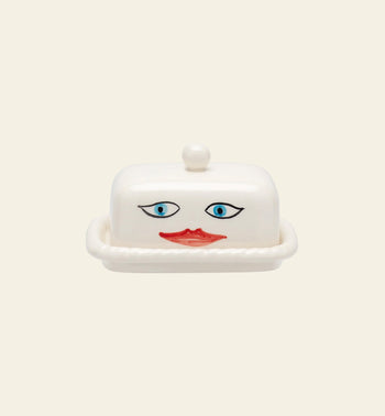 Anna + Nina Artistry Butter Dish Multicolour
