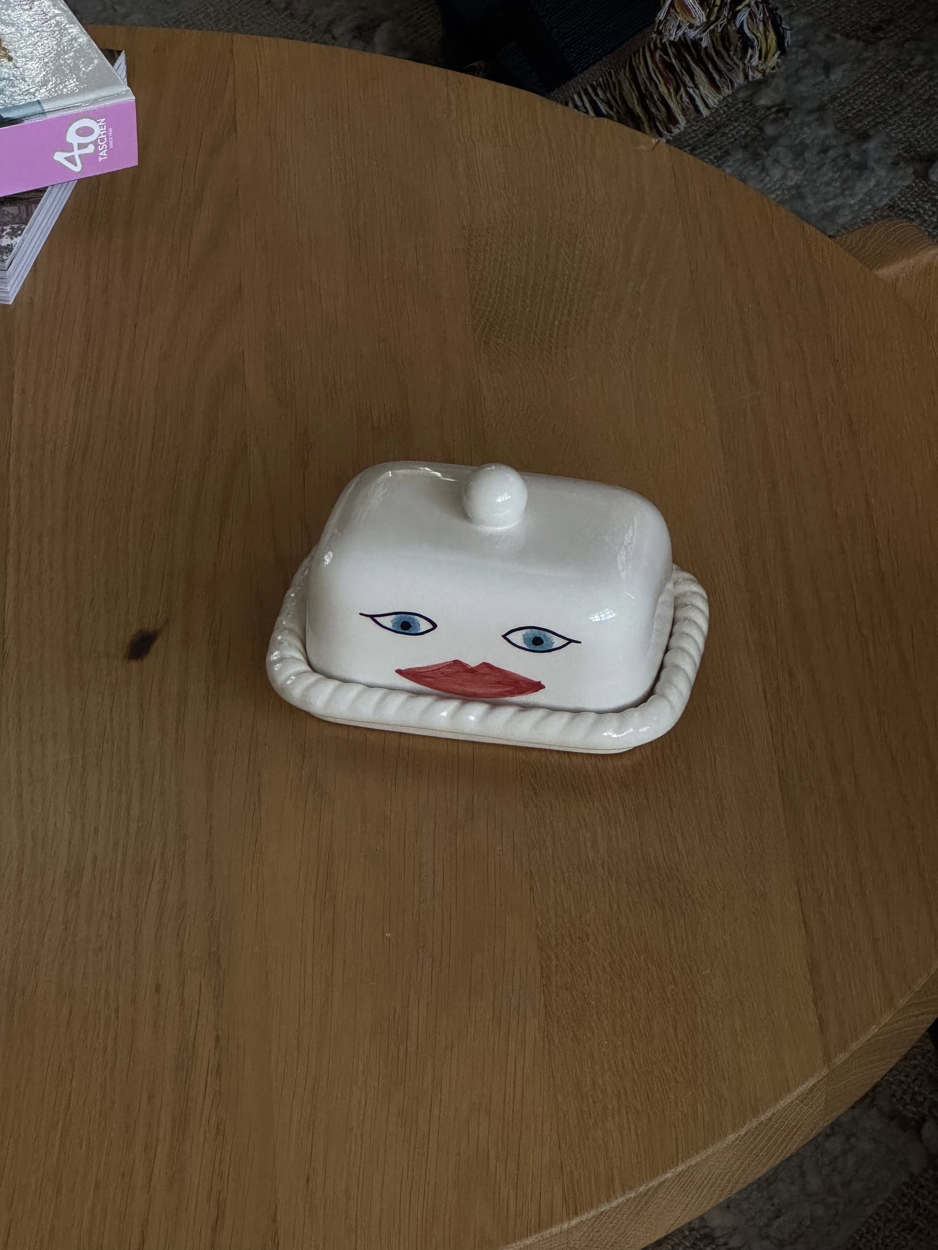 Anna + Nina Artistry Butter Dish - Multicolour