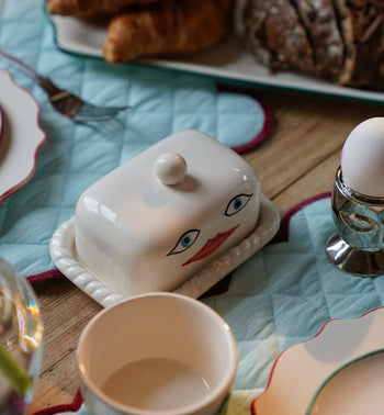 Anna + Nina Artistry Butter Dish Multicolour
