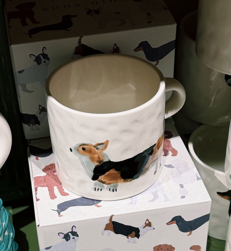 Anna + Nina Corgi Mug