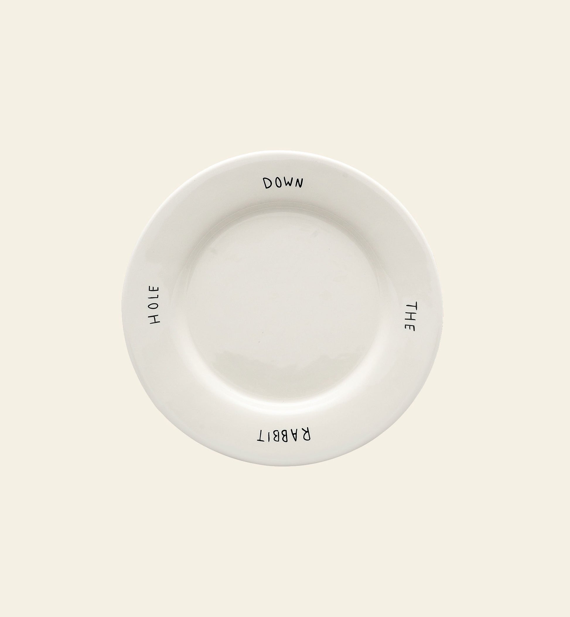 Anna + Nina Down The Rabbit Hole Breakfast Plate