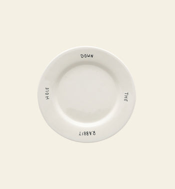 Anna + Nina Down The Rabbit Hole Breakfast Plate