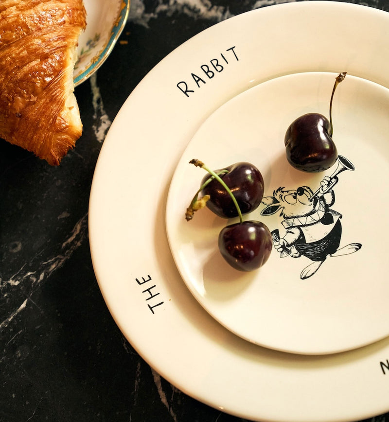 Anna + Nina Down The Rabbit Hole Breakfast Plate