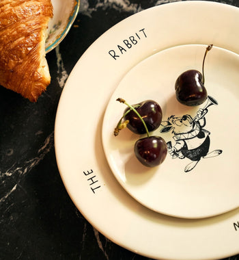 Anna + Nina Down The Rabbit Hole Breakfast Plate