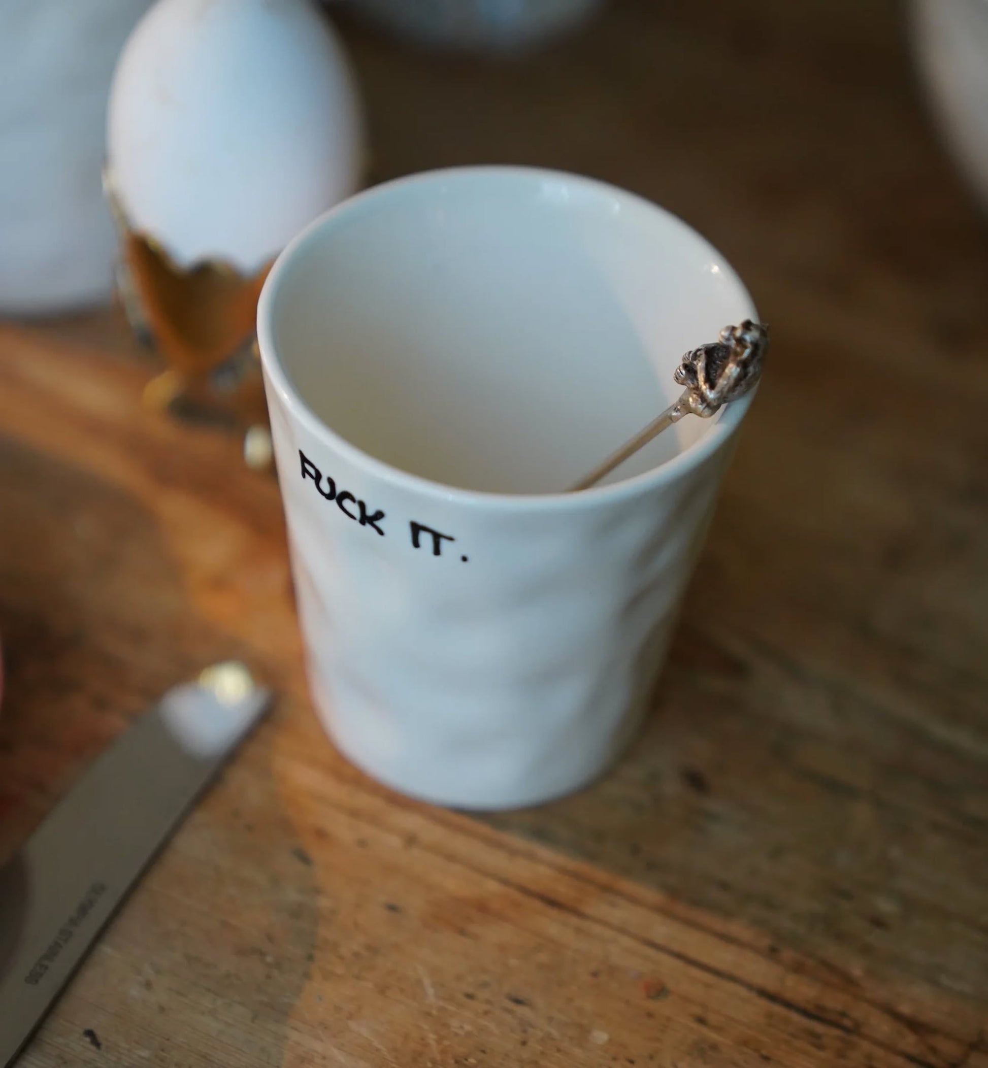 Anna + Nina Fuck It Coffee Cup