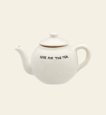 Anna + Nina Here for the Teapot White