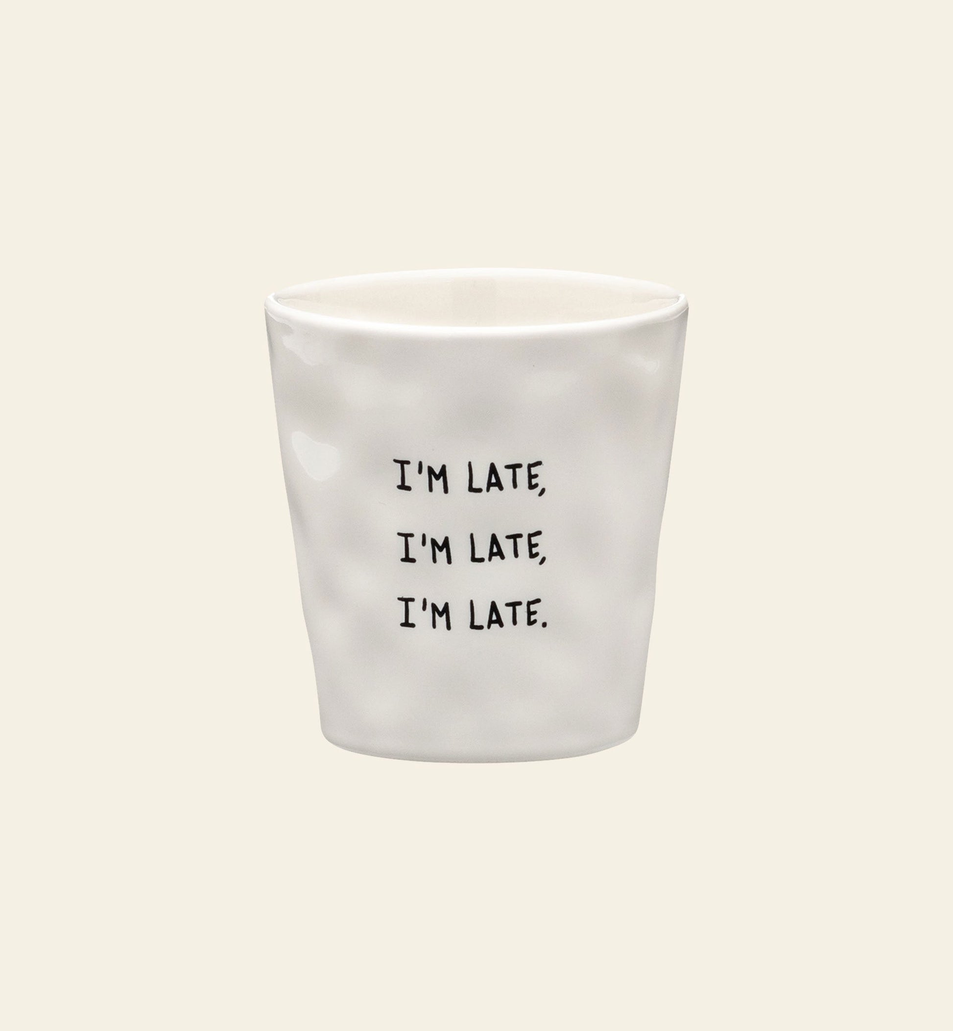 Anna + Nina I'm Late Coffee Cup