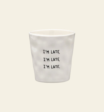 Anna + Nina I'm Late Coffee Cup