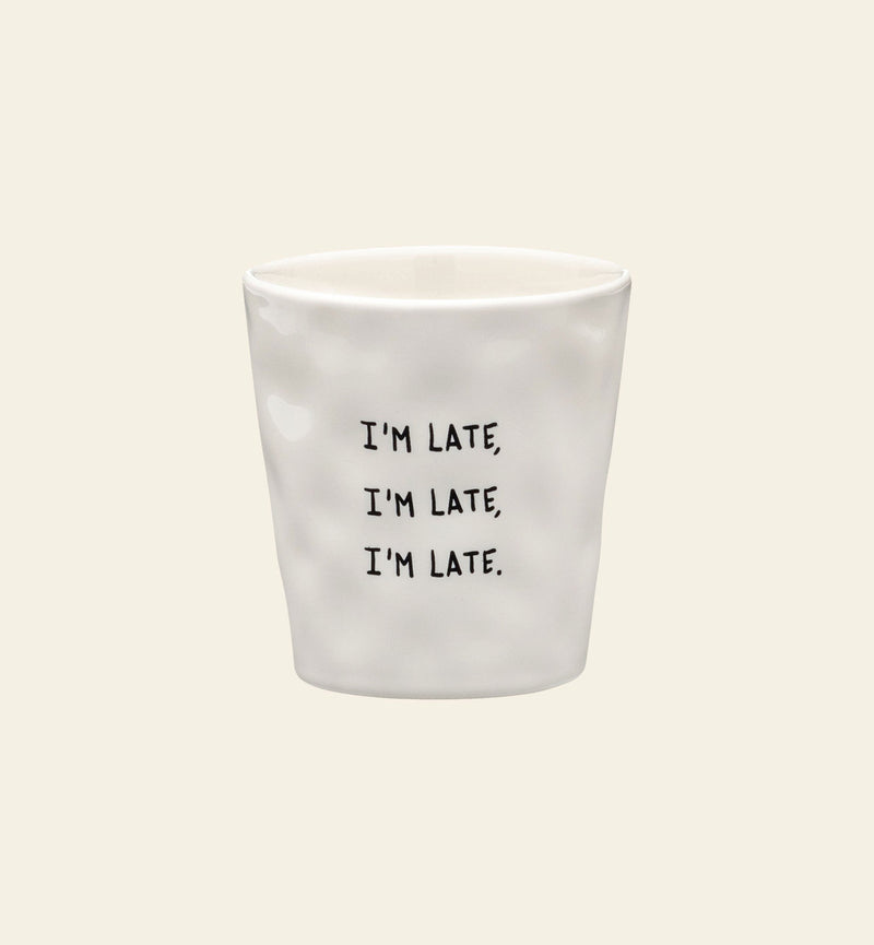 Anna + Nina I'm Late Coffee Cup