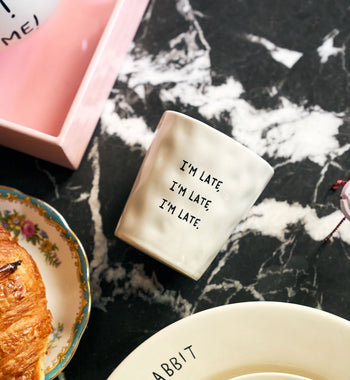 Anna + Nina I'm Late Coffee Cup