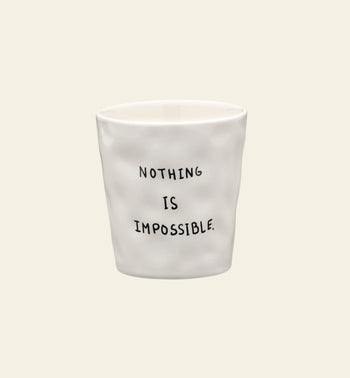 Anna + Nina Nothing Is Impossible Coffee Cup