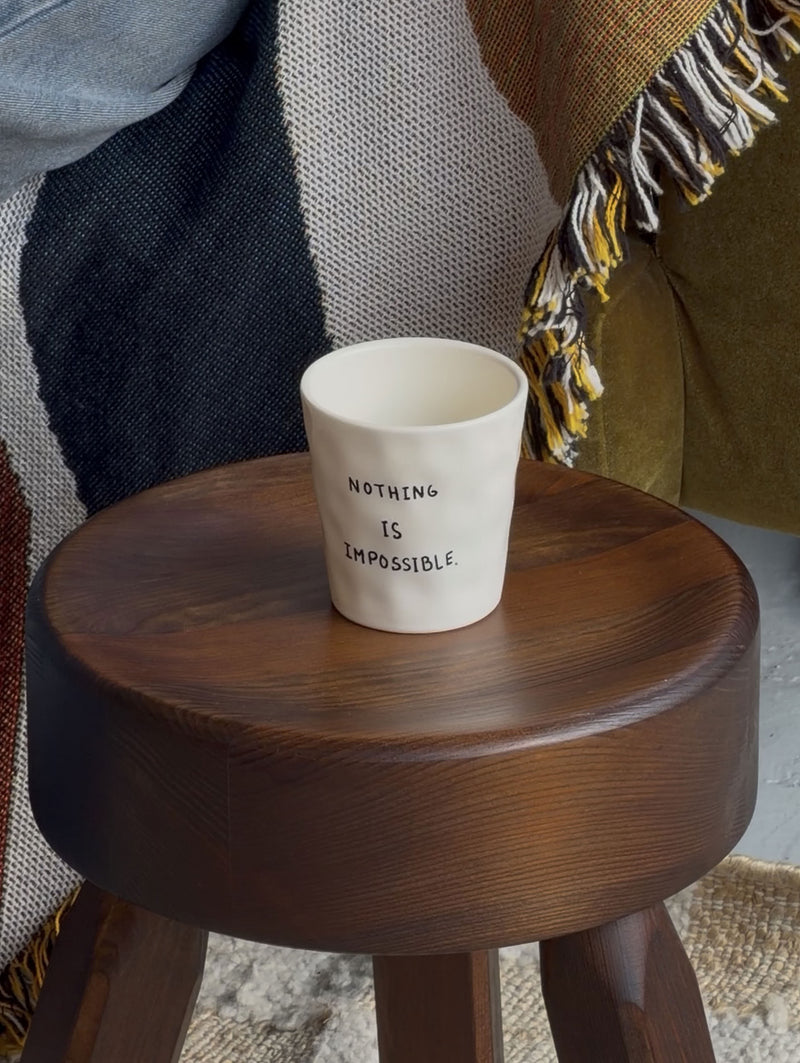 Anna + Nina Nothing Is Impossible Coffee Cup