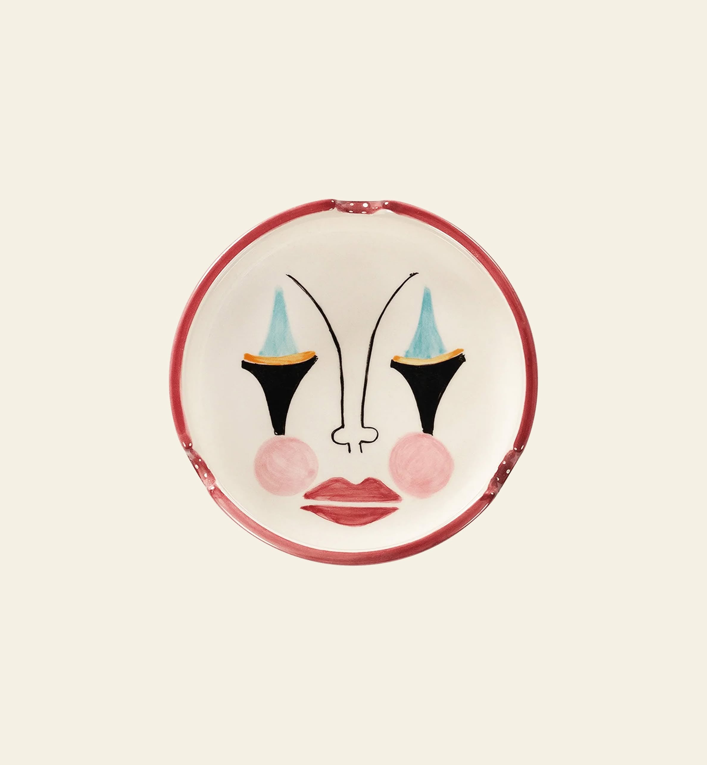 Anna + Nina Pierrot Ashtray - Multicolour