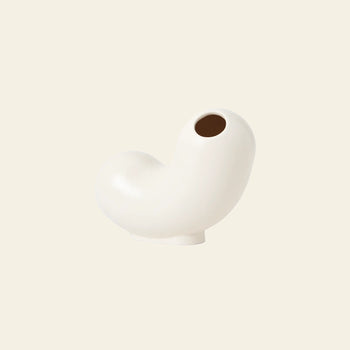 Areaware Kirby Vase Curly White 1