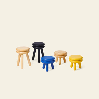 Areaware Pluma Stool Short Yellow