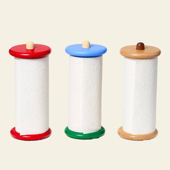 Areaware Spool Paper Towel Holder Natural