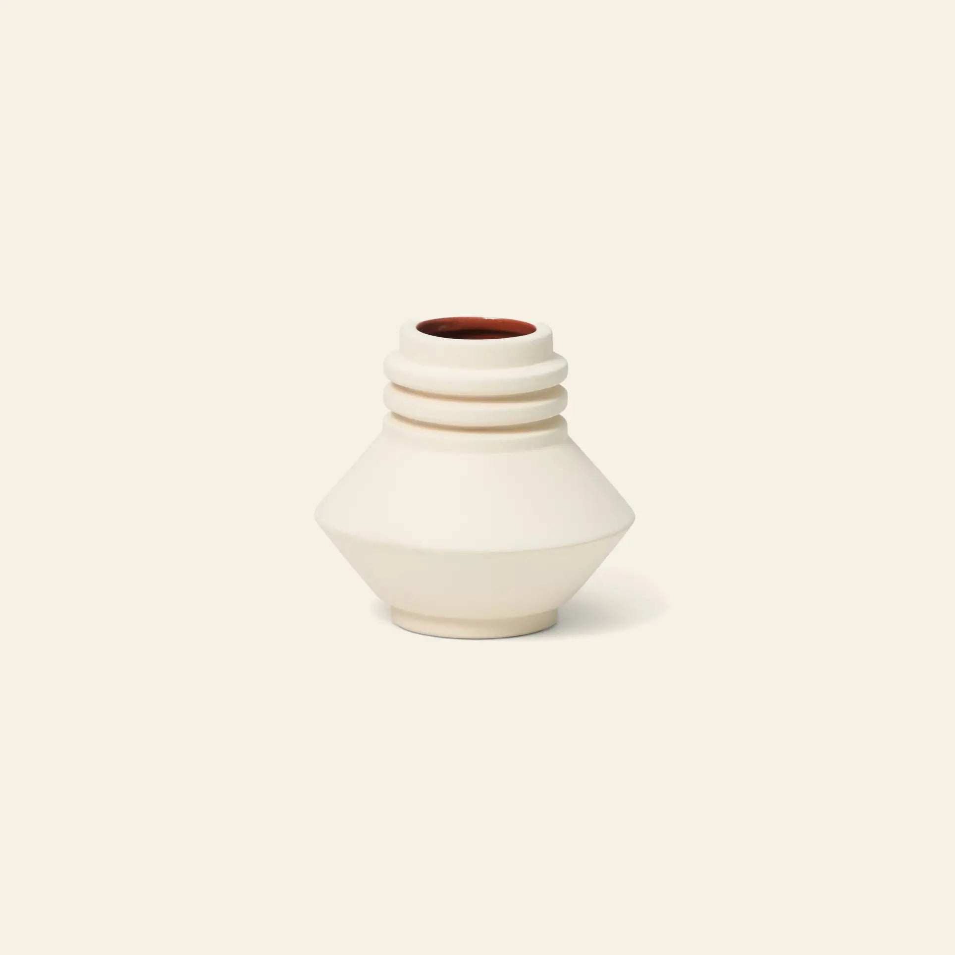 Areaware Strata Vase Mini Cream 1