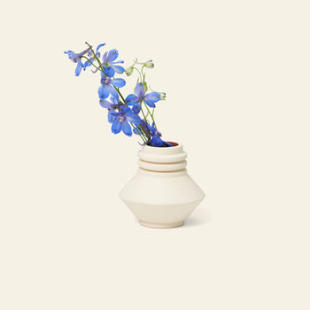 Areaware Strata Vase Mini Cream 2