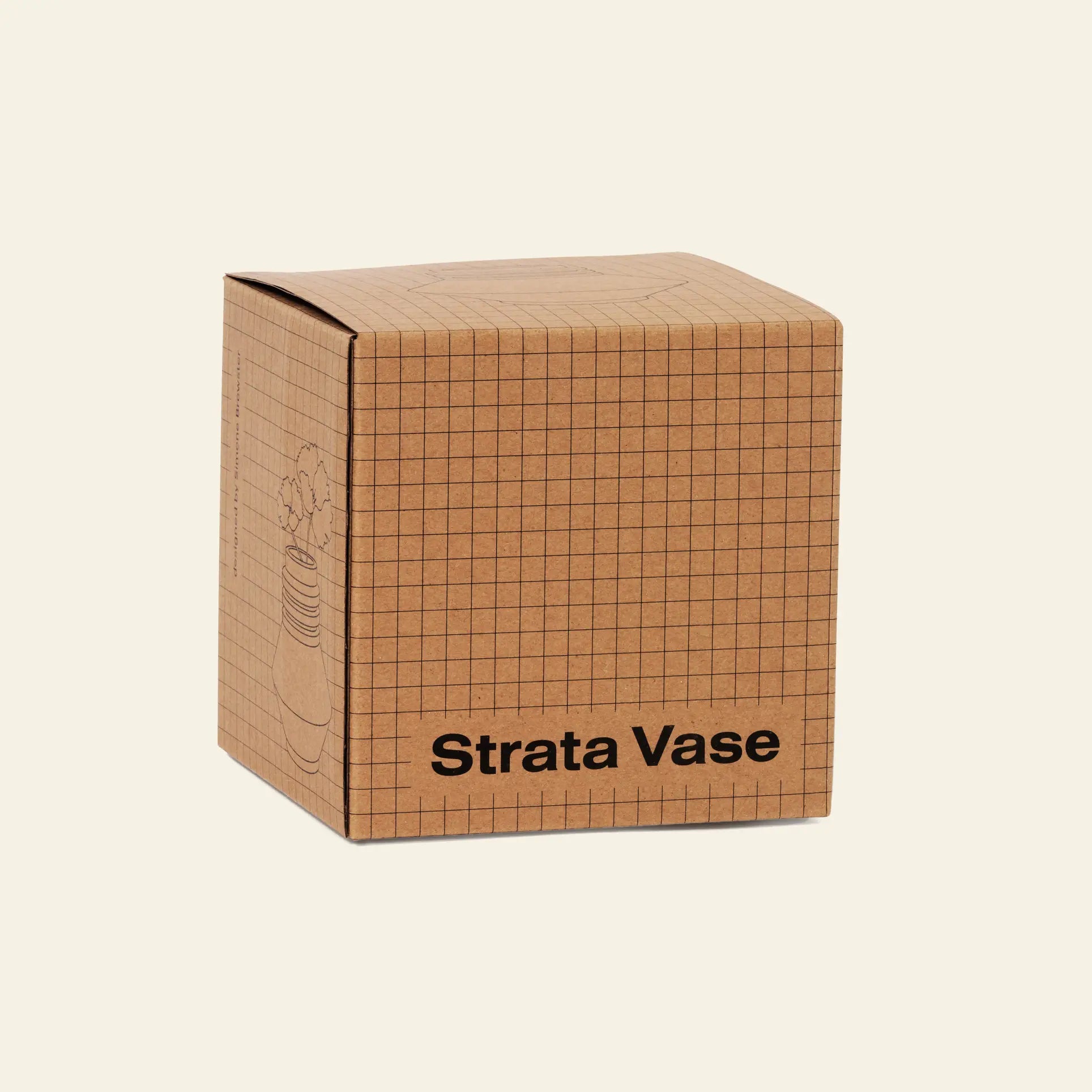 Areaware Strata Vase Mini Cream 3