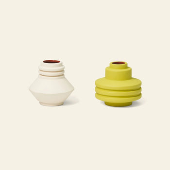 Areaware Strata Vase Mini Cream 4