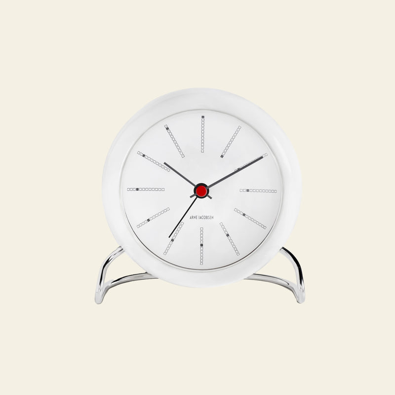 Arne Jacobsen Bankers Table Clock 11cm