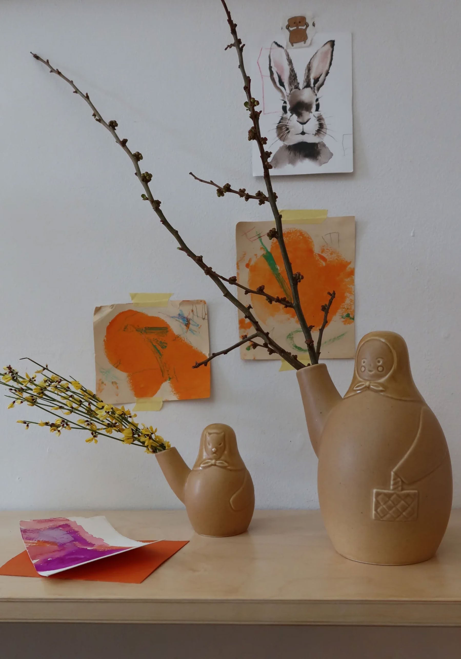 Artek Easter Witch Vase Sand