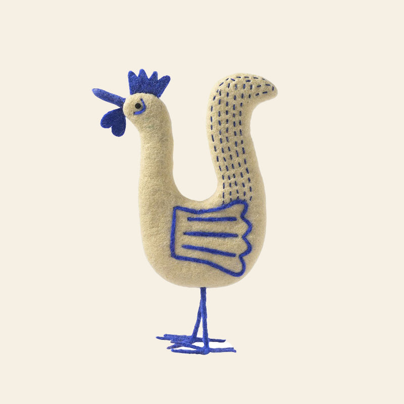 Aveva Design Funky Rooster L - Greige