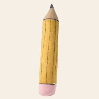 Aveva Design Pencil Cushion Ochre
