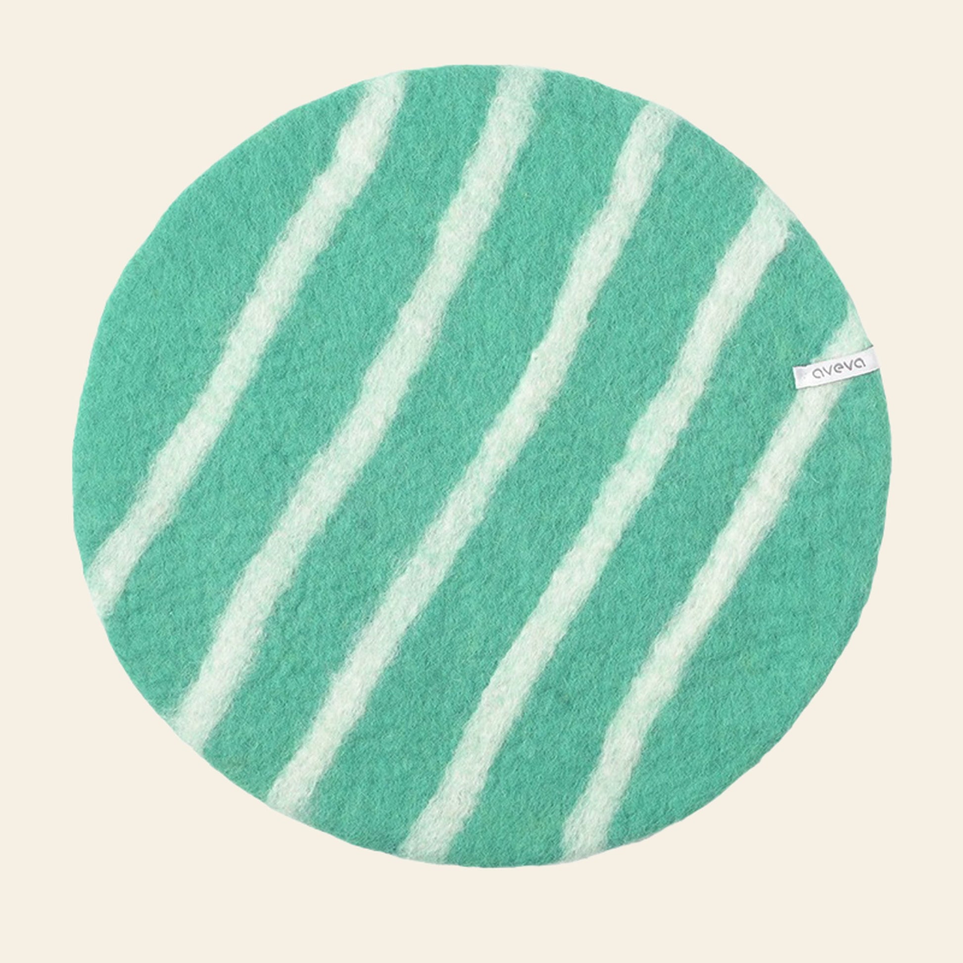 Aveva Design Seat Cushion 25 Green Stripes