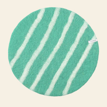 Aveva Design Seat Cushion 25 Green Stripes
