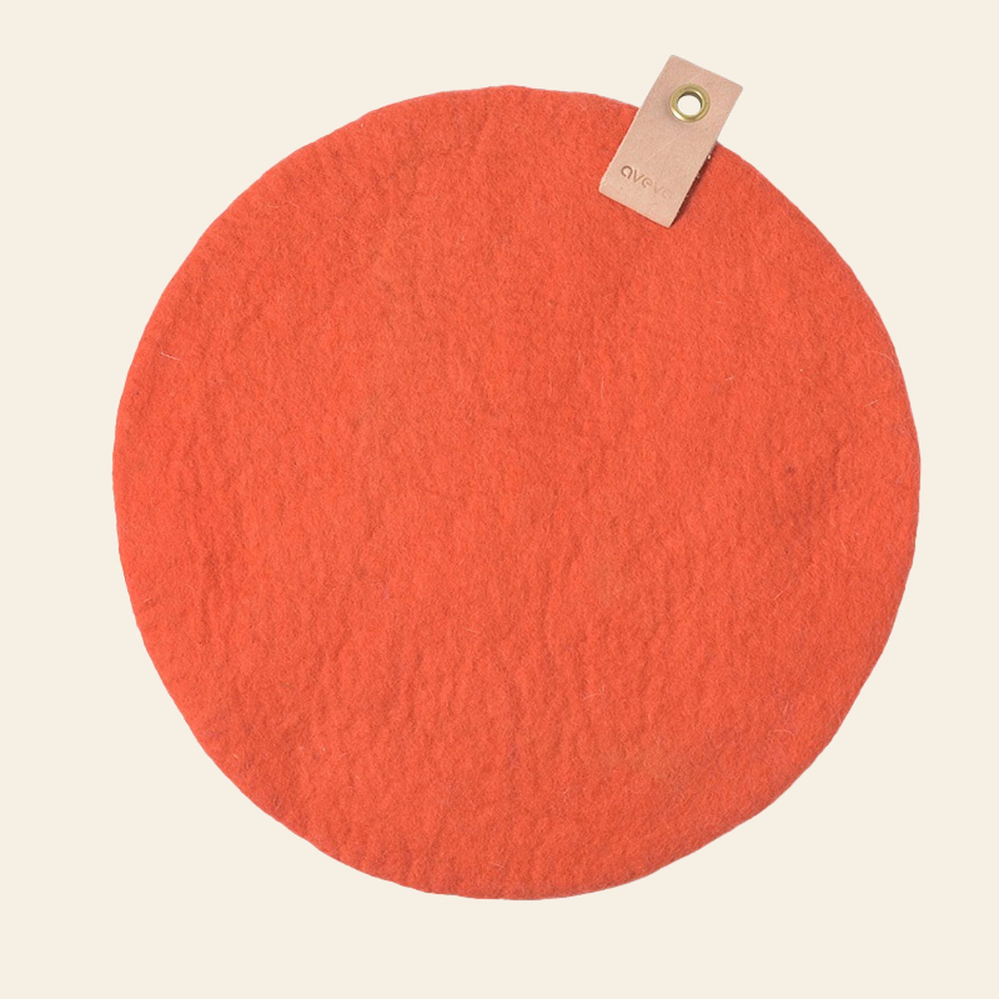 Aveva Design Seat Cushion Solid Coral