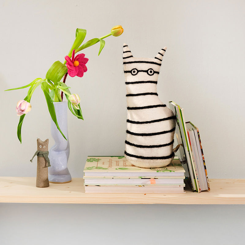 Aveva Design The Curious Cat Door Stop & Bookend
