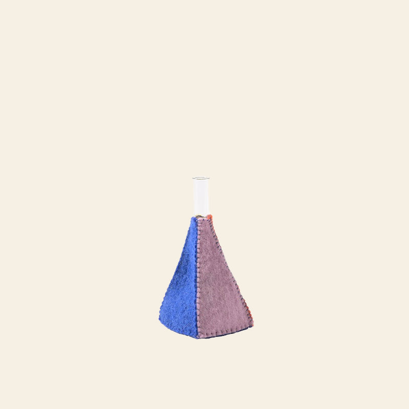 Aveva Design Wool Vase Pyramid - Multicolour