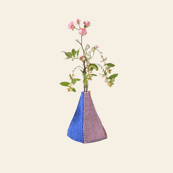 Aveva Design Wool Vase Pyramid Multicolour