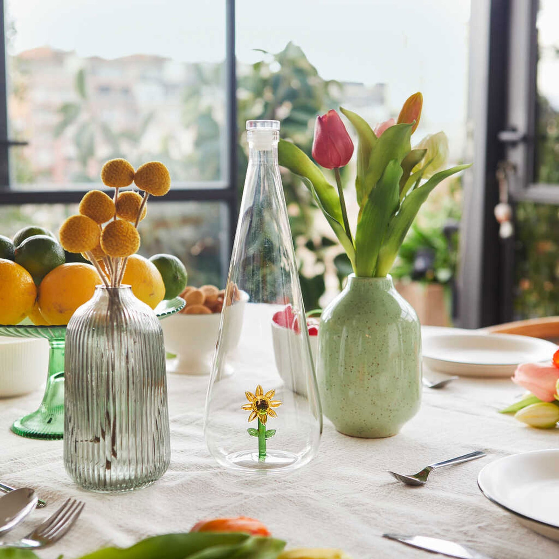 Balvi Botanical Sunflower Bottle