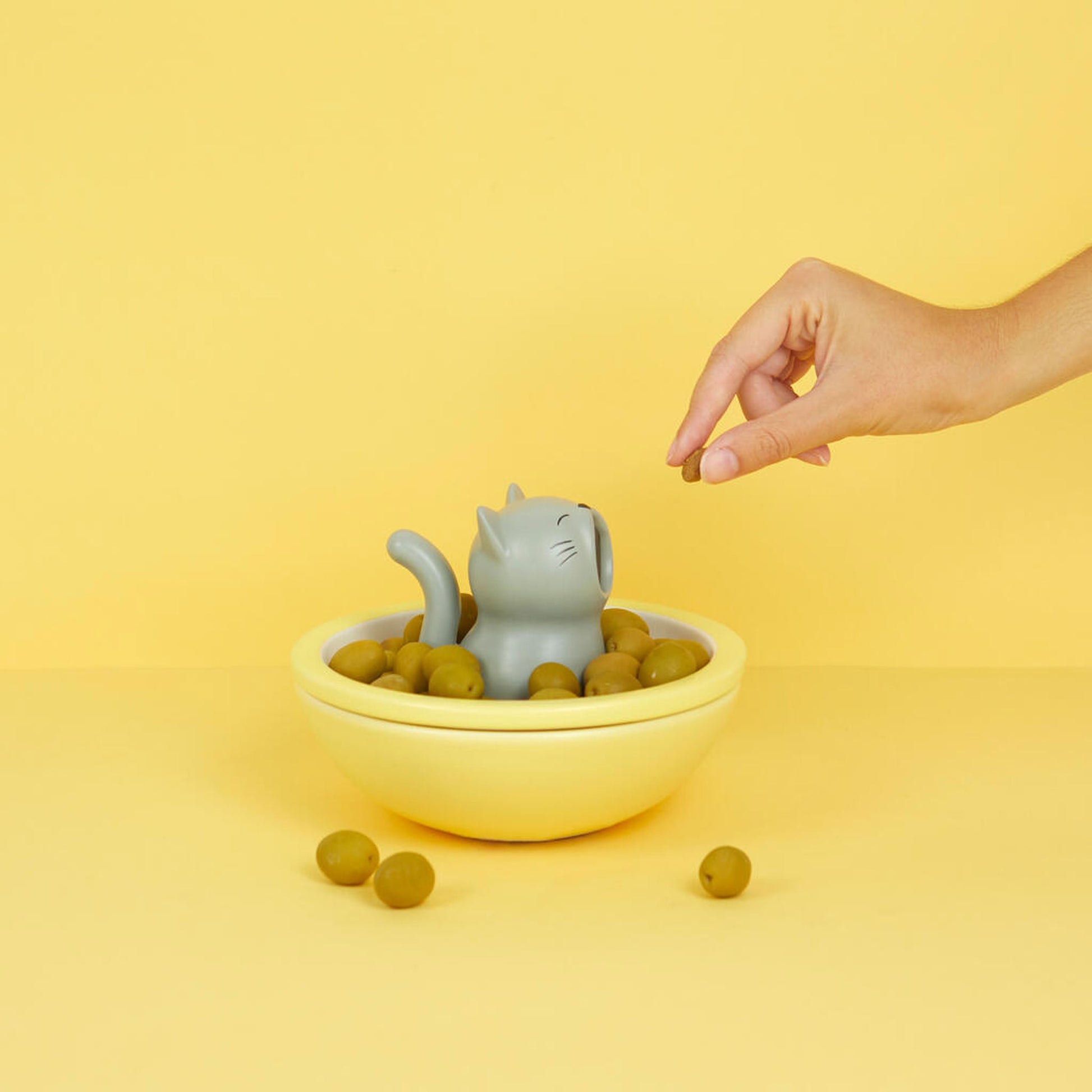 Balvi Hungry Cat Snack Bowl