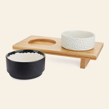 Balvi Komeki Pet Feeder Bowl Set