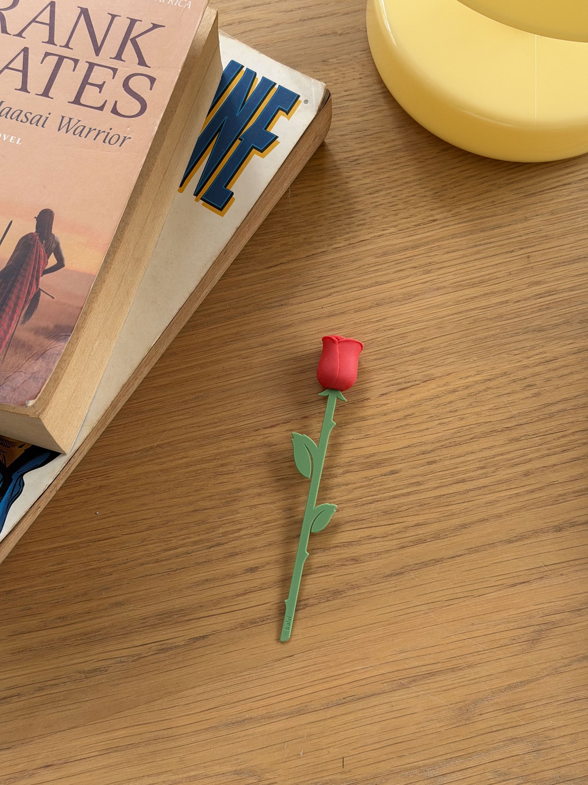 Balvi Language of Flowers Bookmark Rose